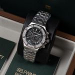 Audemars Piguet Quartz Movement Lady Watch Round Diamond Japan 37mm